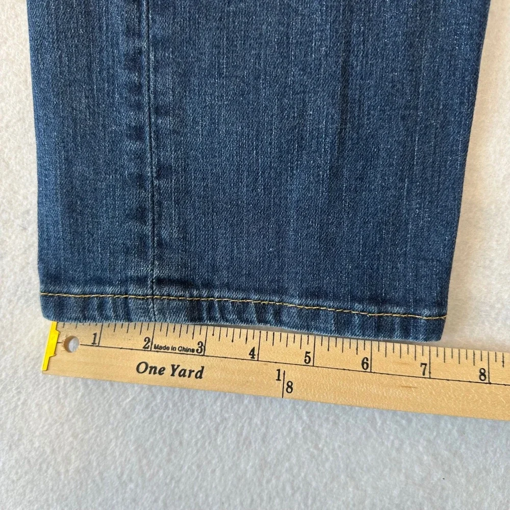 Levis 513 Slim Straight Jeans Mens 32x31 Dark Wash Blue Denim 08513-0183